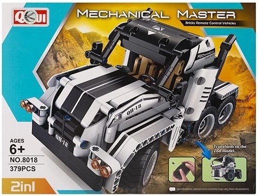 Set de construcción de coche teledirigido 2 en 1 - 1 unidad