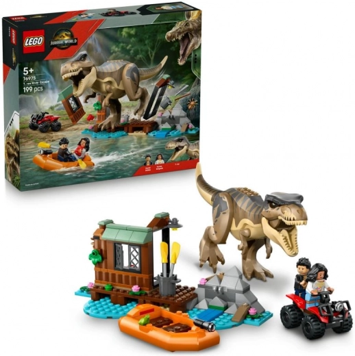 LEGO® Jurassic World 76975 T-rex y huida por el río