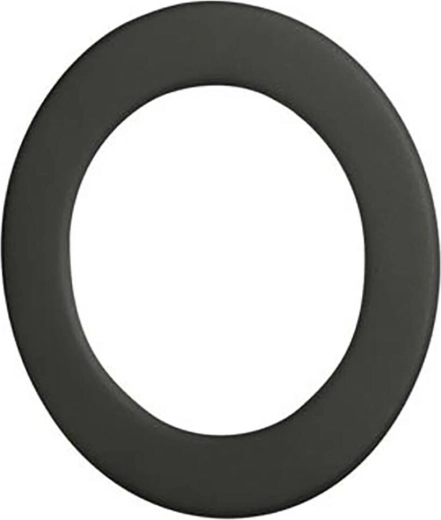 Roseta para tubo de humos 145 mm, acero 1,0 mm, negra