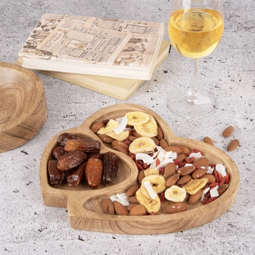 Ideal para frutos secos, fruta deshidratada y postres