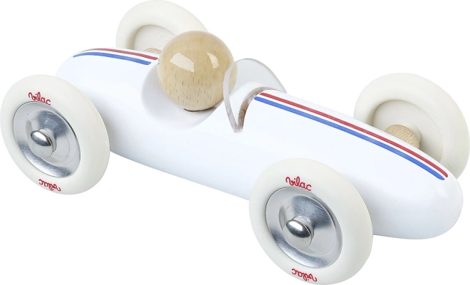 Coche de madera Vilac Grand Prix vintage blanco