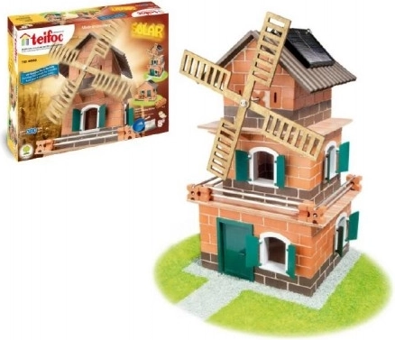 Kit de construcción Teifoc Molino con accionamiento solar