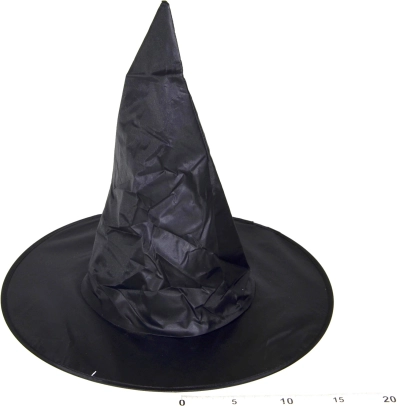 Sombrero de bruja negro 35 × 35 cm