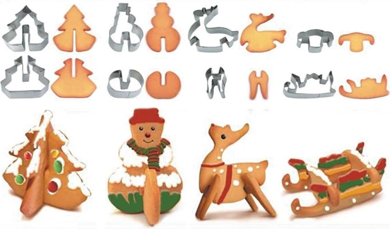 Crea impresionantes galletas navideñas 3D
