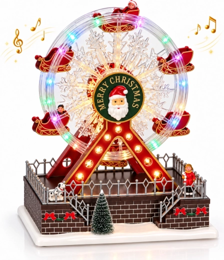 Paisaje navideño lleno de detalles