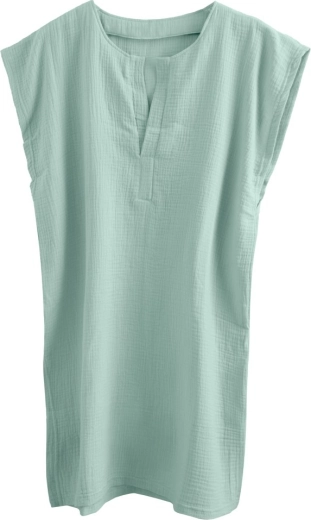 Poncho de muselina New Baby Mommy menta S/M