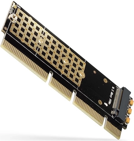 AXAGON PCEM2-1U adaptador PCIe interno para SSD M.2 NVMe (1U, M-key, PCIe x4/x8/x16)