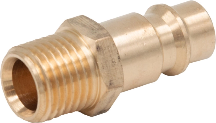 Espiga de latón con rosca exterior 1/4" para aire comprimido