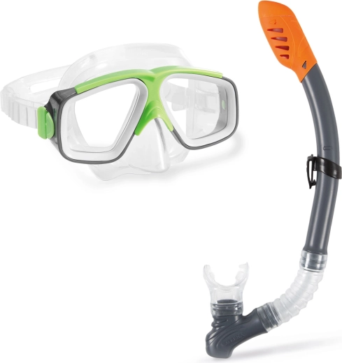 Máscara de buceo y tubo infantil Intex Reef Rider
