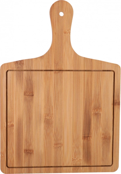 Tabla de madera para pizza grande cuadrada