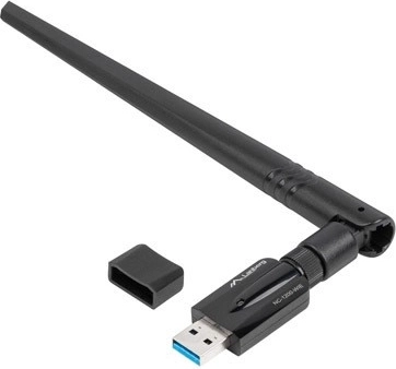 Adaptador USB Wi‑Fi 3.0 AC1200 con antena externa dual