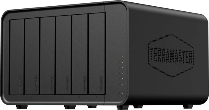 Servidor NAS TerraMaster F6-424 para 6 discos