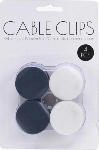 Organizador de cables – soportes autoadhesivos (4 uds)