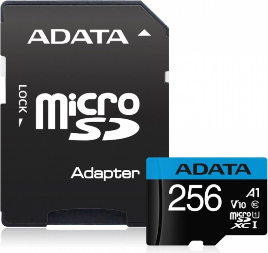 Tarjeta de memoria microSD Premier 256GB con adaptador