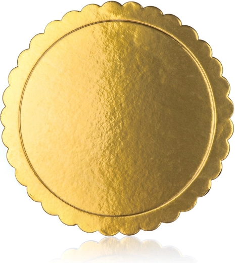 Base dorada de doble cara para tarta 30 cm