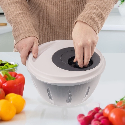 Secado rápido y eficaz de la ensalada
