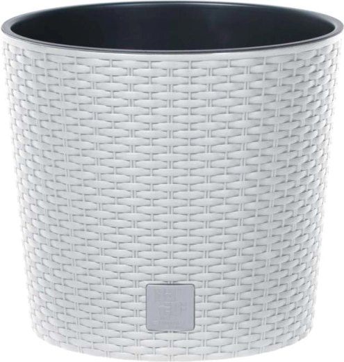 Elegante aspecto de ratán para interior y exterior
