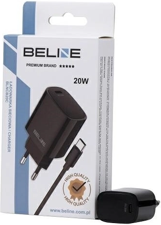 Cargador de pared 20W USB‑C + cable USB‑C – Blanca