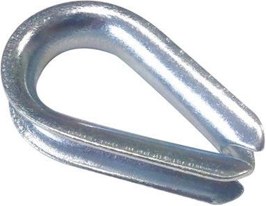 Guardacabos 4 mm en forma de corazón (10 uds)