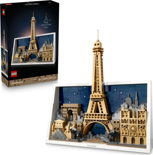 LEGO Architecture París – la ciudad del amor, set de construcción para adultos