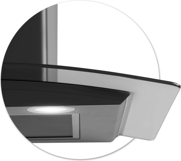 Iluminación LED eficaz de la zona de cocción