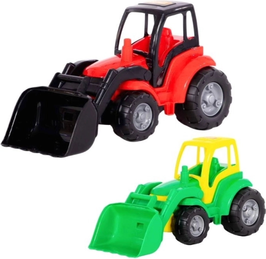 Mega tractor con pala delantera para niños