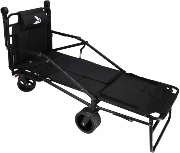 2 en 1: del carrito a la tumbona en un instante