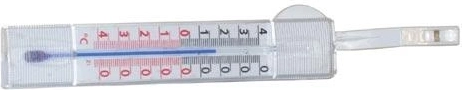 Termómetro de ventana autoadhesivo 14 cm, de plástico, blanco