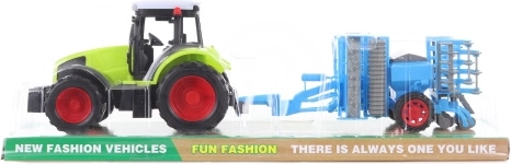 Tractor de plástico con sembradora