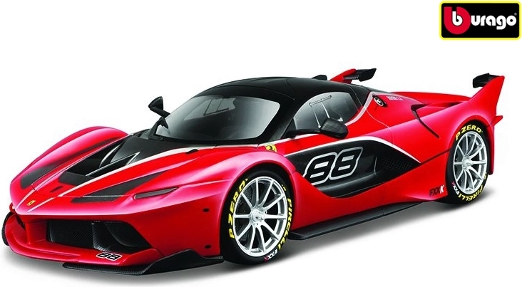 Modelo de coche metálico Bburago 1:18 Ferrari FXX K rojo