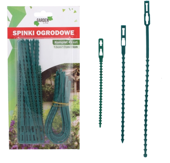 Juego de clips de jardín para plantas 13/17/23 cm – 45 uds.