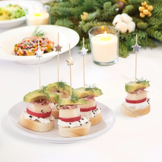 Servicio cómodo de canapés