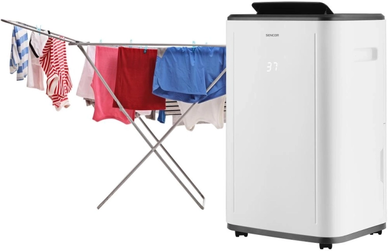 Deshumidificación eficaz y secado de ropa