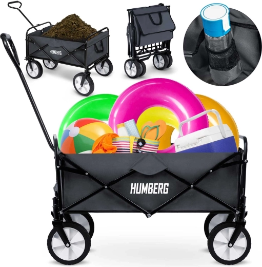 Carrito de transporte plegable 80 l HUMBERG