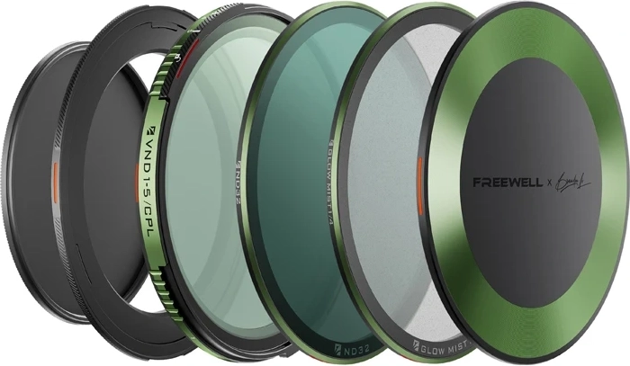 Kit de filtros variables ND/CPL Freewell Brandon Li de 72 mm