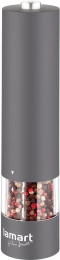 Molinillo eléctrico Lamart para especias, sal y pimienta, gris