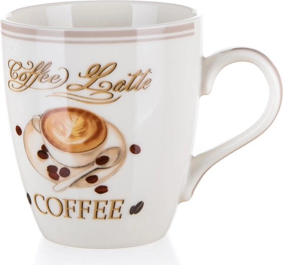 Taza de cerámica Espresso 240 ml con motivo de café