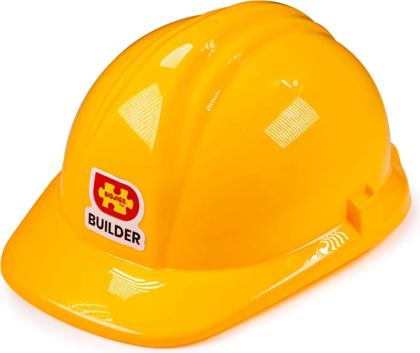 Casco de constructor BIGJIGS TOYS para niños