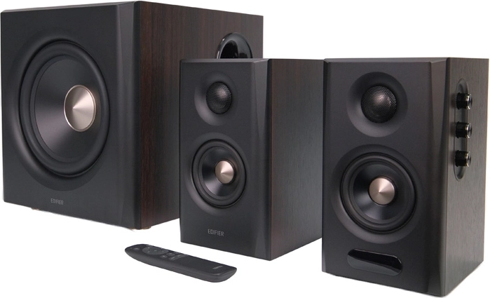 Edifier S355DB altavoces 2.1 con subwoofer inalámbrico (marrón)