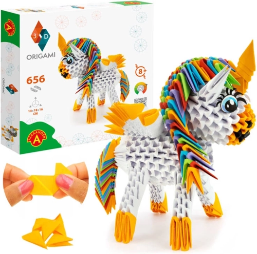 ALEXANDER origami 3D – unicornio, 656 piezas