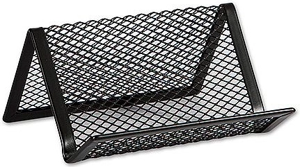 Soporte metálico para tarjetas de visita Concorde, negro