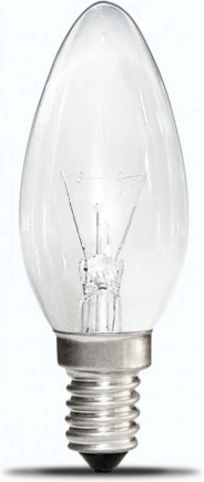 Bombilla tipo vela 60 W E14 Iskra