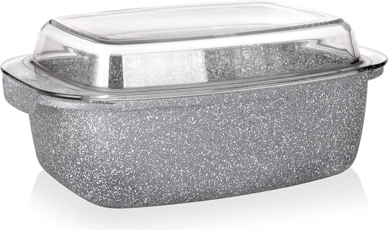 Asadera con tapa GRANITE 5,7 l, 32,5 × 21 × 11 cm