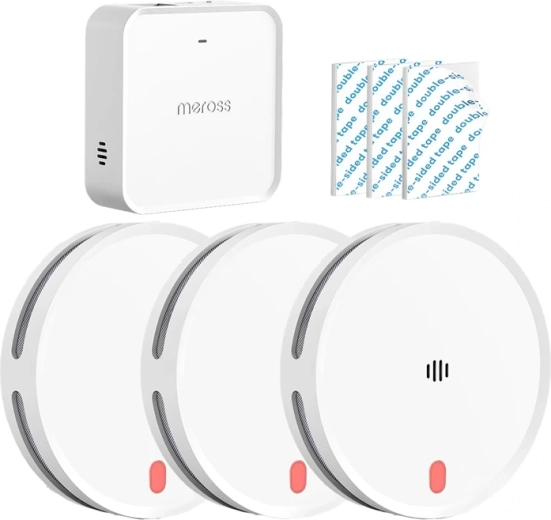 Meross detector de humo inteligente Wi‑Fi