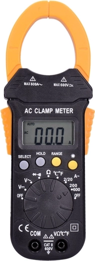 Solight multímetro de pinza AC/DC 600 V, AC 600 A con medición de temperatura