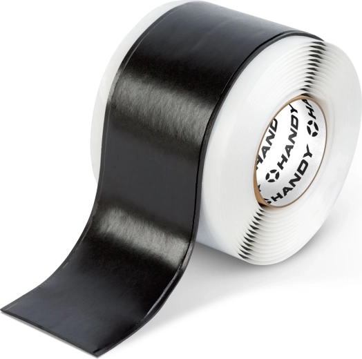 Cinta aislante autosoldable de caucho butílico 3 m × 50 mm × 1,65 mm negra