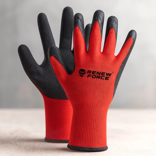 Guantes de protección incluidos