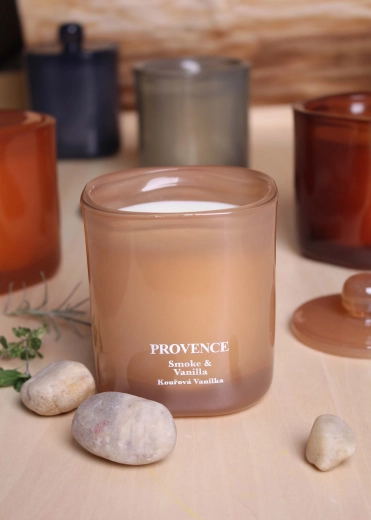 Vela aromática en vaso Provence Smoke Vanilla 25 horas