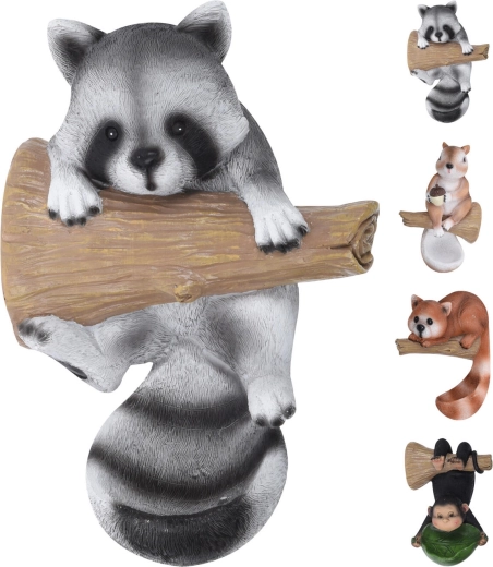 Comedero decorativo para pájaros Animales de poliresina – mix de motivos