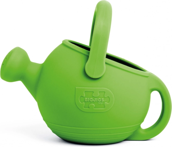 Regadera infantil de silicona BIGJIGS Toys, verde meadow